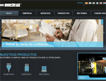 Tablet Screenshot of metral.com